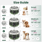 Love's cabin Pet Puppy Dog Playpen, Medium Dog Tent Crates Cage Indoor/Outdoor - Image 2