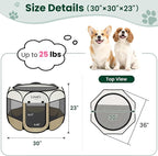 Love's cabin Pet Puppy Dog Playpen, Medium Dog Tent Crates Cage Indoor/Outdoor - Image 3