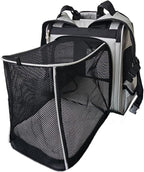 Expandable Pet Backpack Carrier – Dog & Cat, Bonus 2 Collapsible Pet Bowls - Image 4