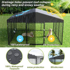 Gotland Dog Kennel Outdoor 10 x10 x6 FT, Dog Cage Outdoor - Image 5