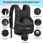 Pawaboo Pet Dog Front Carrier Backpacks, Legs Out Pet Carrier Backpack - Image 2