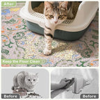 Bienbee Cat Litter Mat, Urine and Water Proof, Bean-Green M - Image 2