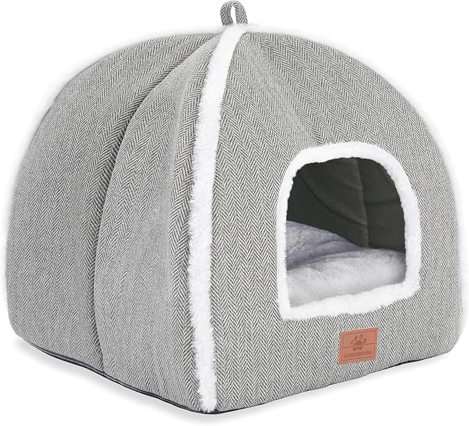 Cat Beds for Indoor -Cat Cave House Tent for Kittens and Laege Pets by WINDRACING
