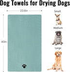 3 Pack Microfiber Dog Towels for Drying Dogs, Super Absorbent and Soft Pet - Image 3