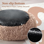 rabbitgoo Cat Beds for Indoor, 20 inches Machine Washable, Fluffy Round Pet Bed - Image 7
