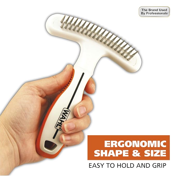 Wahl 2-in-1 Combination Double Row Pet Rake - Image 5