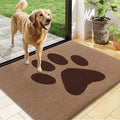Buganda Dog Door Mat for Muddy Paws, Absorbent Dirt Trapper Non Slip Indoor by Buganda