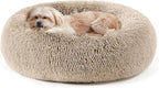 Calming Dog Bed & Cat Bed, Anti-Anxiety Donut Cuddler Warming Cozy Soft Round - Image 4