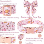 Halloween Dog Collar with Flower - Image 2