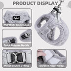 PUPTECK Adjustable Dog Harness Collar and Leash Set Step in No Pull Pet Harness - Image 2