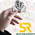 Custom Dog Paw Bone Sticker Personalized Pet Name Decal Cute Heart and Pawprint - Image 7