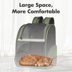 Pet Backpack Carrier, Large Cat Carrier Backpack Up to 20 Lbs - Image 4