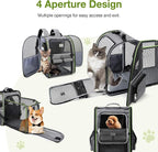 Lekebobor Large Cat Backpack Carrier Expandable Pet Carrier Backpack - Image 5