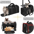 Soft-Sided Cat/Dog/Pet Carrier, Collapsible Pets Travel Carriers - Image 5
