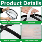 2 Pcs Pop Up Insect Barrier Plant Cover Tent, Garden Net Cage Bird Insect Guard - Image 3
