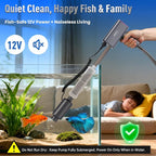Electric Aquarium Vacuum Gravel Cleaner: Rechargeable Fish Tank Cleaner - Image 5