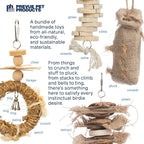 Prevue Pet Products Wholesome Naturals 4 Piece Bird Toy Bundle - Image 6