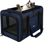 Cat Carrier 18x11x11 United Airline Approved, Top Loader Heavy Duty Softshell - Image 9