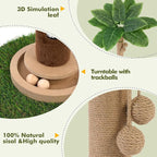 Cat Scratching Post 35'' Tall Cat Scratcher Tree Tower Scratching Posts - Image 3