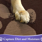 Buganda Dog Door Mat for Muddy Paws, Absorbent Dirt Trapper Non Slip Indoor - Image 4