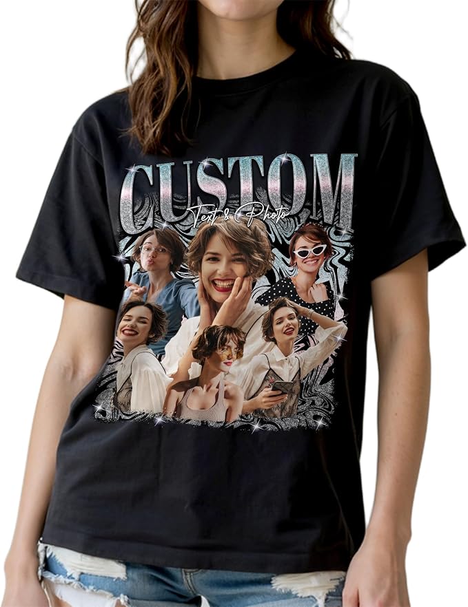 Custom Bootleg Rapper Graphic Tees Shirt – Retro 90s Vintage Style, by GLOXO