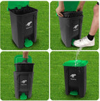 Dog Poop Trash Can Outside, 20L/5Gallon Dog Waste Trash Can - Image 4