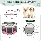 Love's cabin Pet Puppy Dog Playpen, Medium Dog Tent Crates Cage Indoor/Outdoor - Image 3