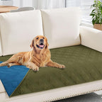 hyha Waterproof Dog Blanket, Reversible Pet Bed Blanket, Soft Sofa Couch Cover by hyha