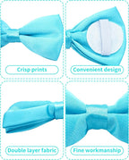 PET SHOW 12 Pack Plain Large Dogs Collar Embellishment Attachment Bow Ties - Image 3