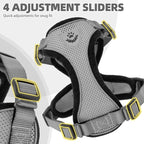 PUPTECK Cat Harness and Leash Set Escape Proof Reflective Cat Walking Harness - Image 4