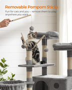 FEANDREA Cat Tree, Large Cat Tower, 64.6 Inches, Cat Activity Center - Image 5