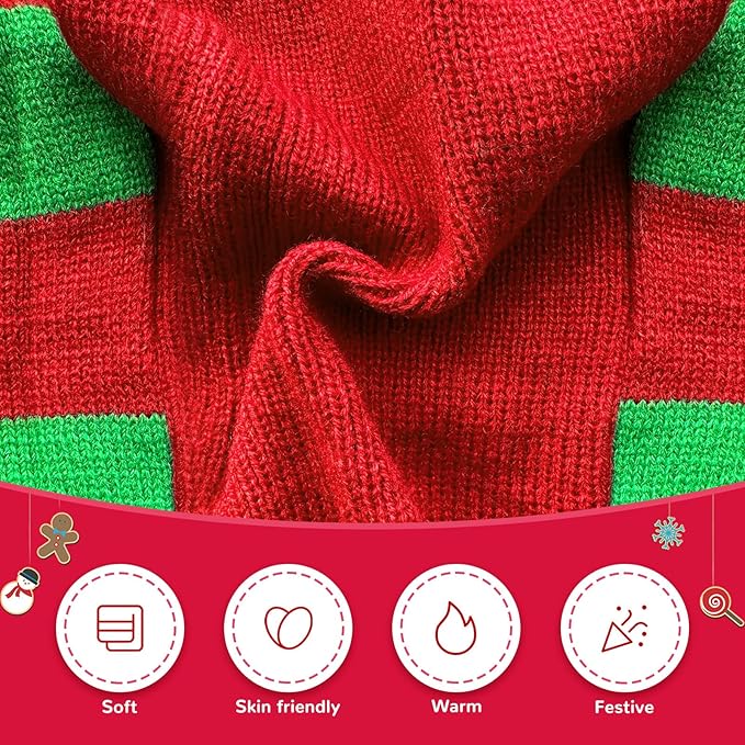 Dog Cat Christmas Sweater Boy Girl Ugly Reindeer Xmas Pet Clothes Holiday Puppy - Image 5
