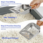 Litter Scooper, Metal Litter Scoop, Pooper Scooper - Image 3