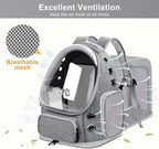Breathable Cat Bubble Backpack Large Space Pet Carrier Backpack Expandable - Image 2