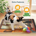 3-in-1 Sisal Cat Scratcher Mat 23.6x15.7 – Durable Scratch Rug - Image 7