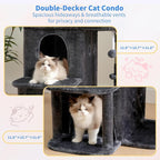 Heybly Cat Tree, 25.6-inch Cat Tower - Image 8