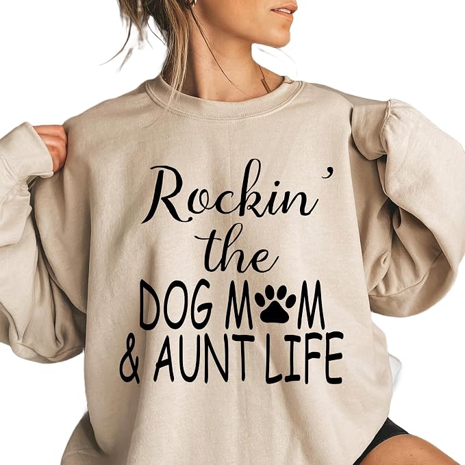 Custom Dog Mom Shirt for Women Pet Ears Sweatshirt - Image 9