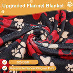 Dog Blankets for Large Dogs, Fuzzy Soft Pet Mat Throw Cover for Kennel Crate Bed - Image 5