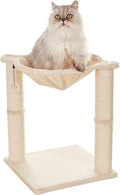 Amazon Basics Cat Tower with Hammock Bed and Scratching Post by AmazonBasics