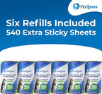 PetLovers Extra Sticky Lint Roller 6 Pack of Refills Only - Image 6