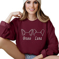 Custom Dog Mom Shirt for Women Pet Ears Sweatshirt by CustomUnique