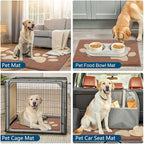 Buganda Dog Door Mat for Muddy Paws, Absorbent Dirt Trapper Washable Indoor - Image 9