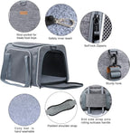 Cat Carrier - Soft-Sided Dog Pet Carrier, Portable Foldable Pet Bag up to 28 Lbs - Image 4