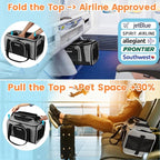 Petskd Top-Expandable Pet Carrier 17x12x8.5 Inches JetBlue Allegiant Spirit - Image 2