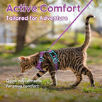 Dooradar Cat Harness and Leash Set, Escape Proof Safe Adjustable Kitten Vest - Image 4