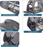 Bird Travel Carrier with Standing Perch, Lightweight Breathable Parrot Cage - Image 6