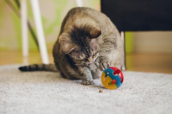 SIMENA Parrot Ball Toy with Bell, Cage Hanging Accessories - Image 6