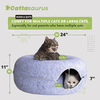 Cattasaurus Peekaboo Cat Cave Donut - Image 7