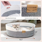 CHEERHOME PETS Cat Bed Basket - Image 5