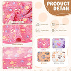 Tatuo 4 Pcs Dog Blanket for Pet Cat Blankets Indoor Puppy Teething Stuff Toys - Image 2